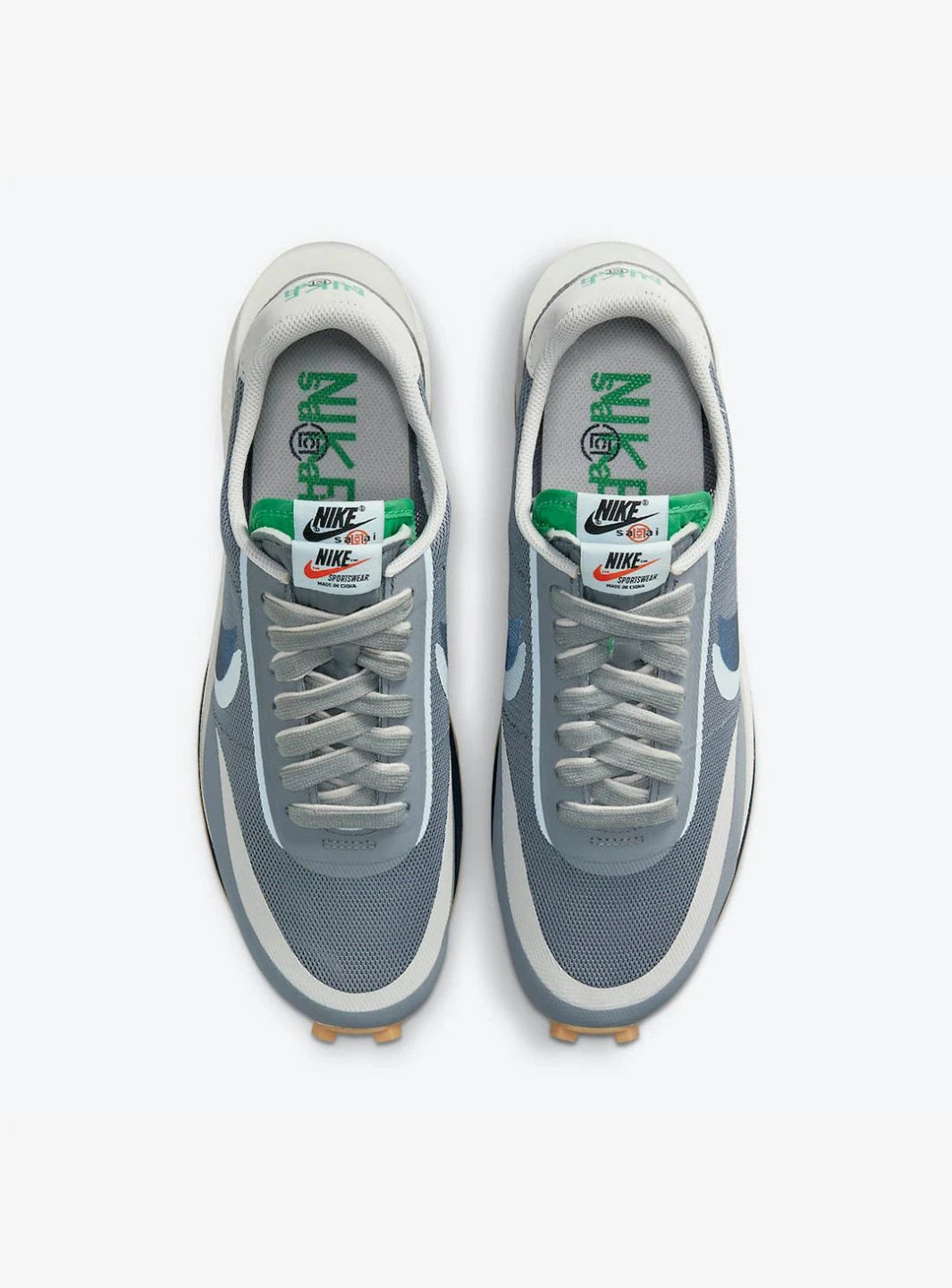 Nike LD Waffle Sacai CLOT Kiss of Death 2 Cool Grey