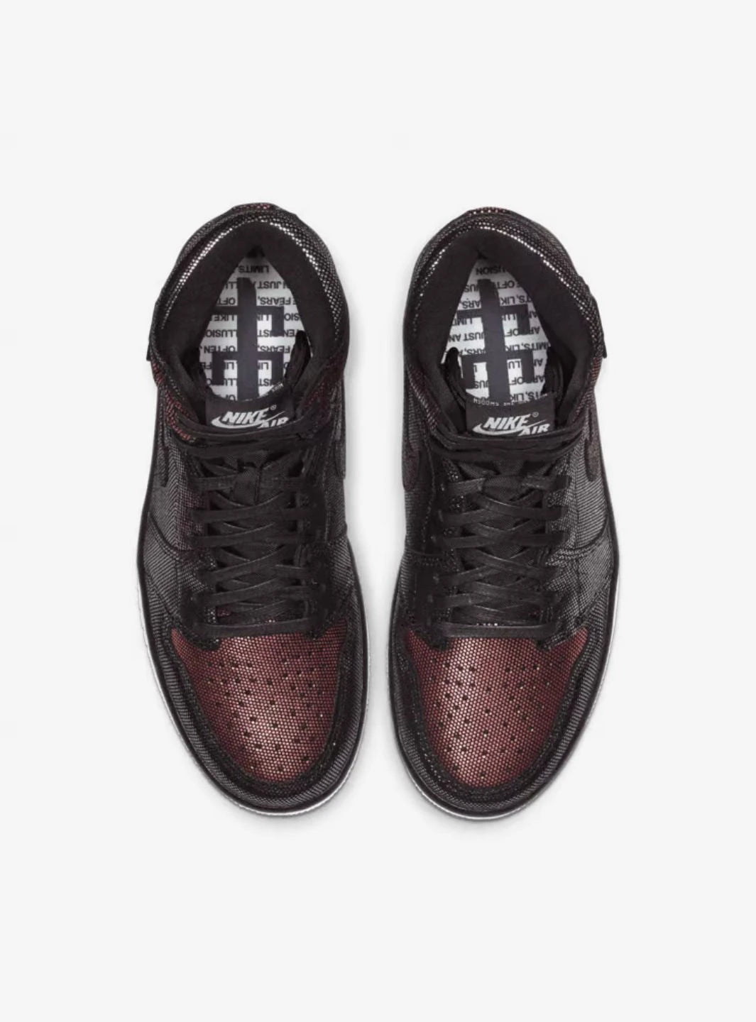 Air Jordan 1 Retro High Fearless Metallic Rose Gold