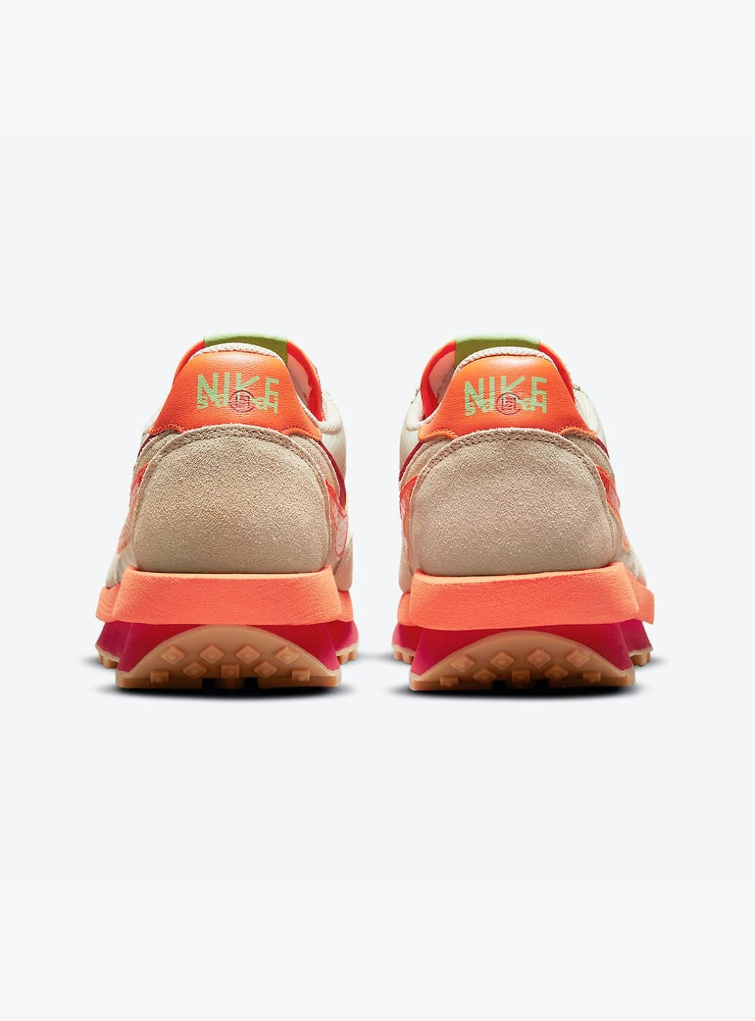 Nike LD Waffle Sacai CLOT Kiss of Death Net Orange Blaze