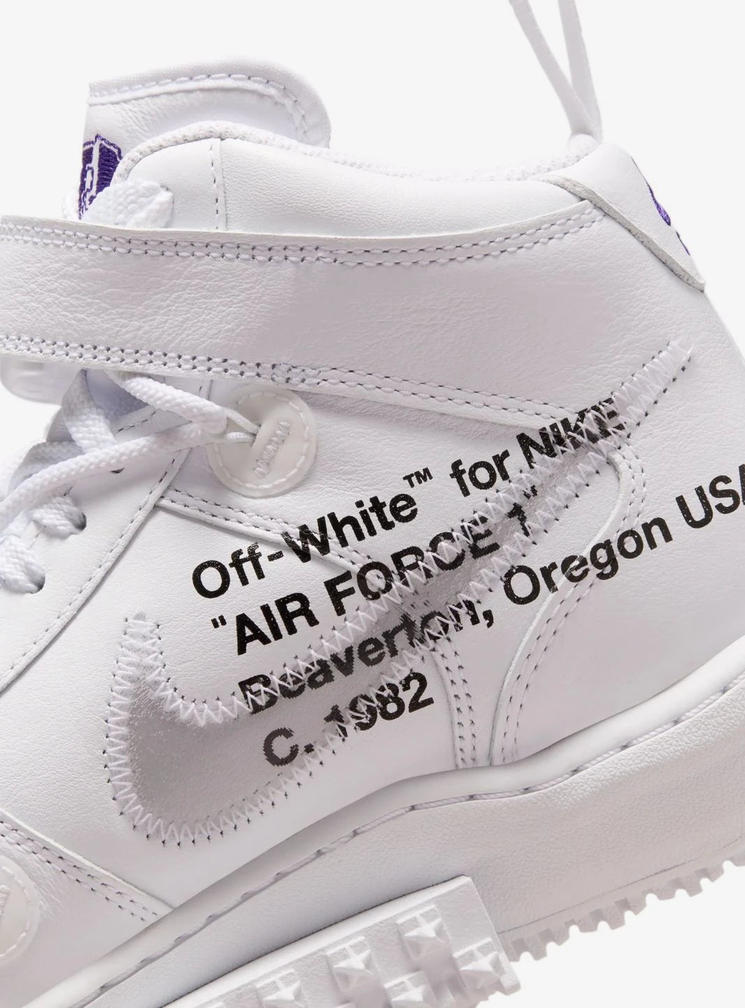 Nike Air Force 1 Mid Off-White Graffiti White