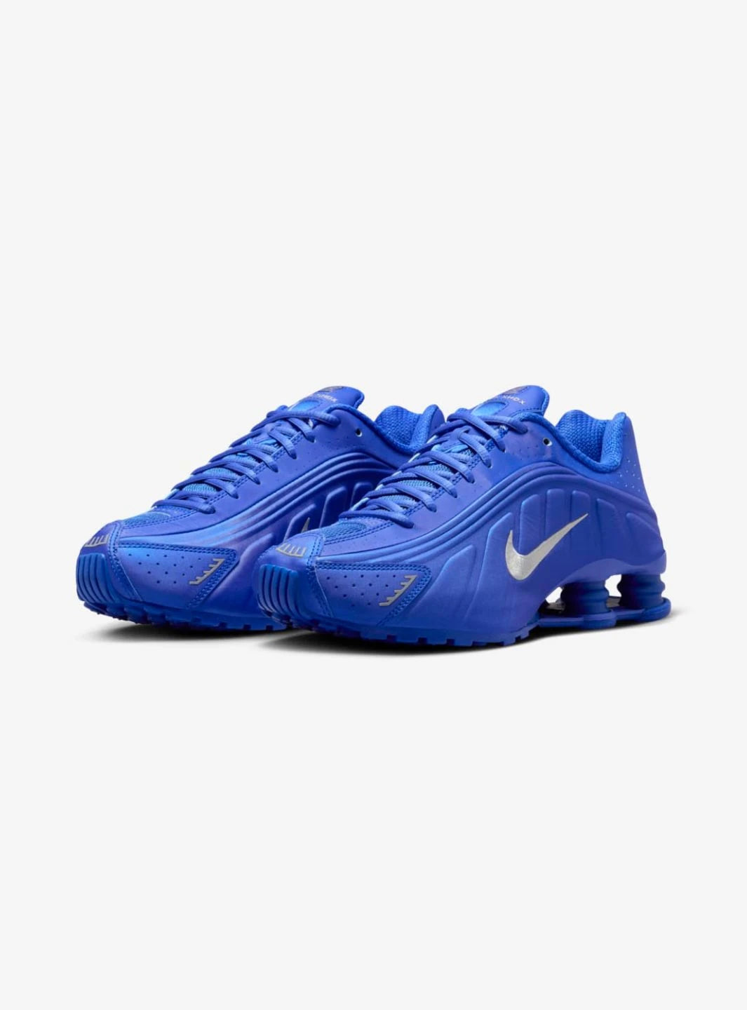 Nike Shox R4 Racer Blue Metallic Silver